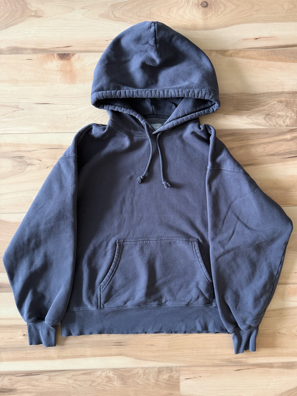 Aritzia TNA Cozy AF Fleece Boyfriend Charcoal Gray Hoodie